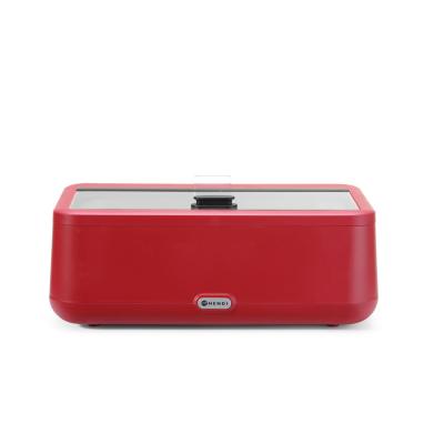Chafing dish UNIQ, HENDI, designed by Robert Bronwasser, GN 1/1, Červená, 230V/700W, 607x402x(H)245mm | 470459